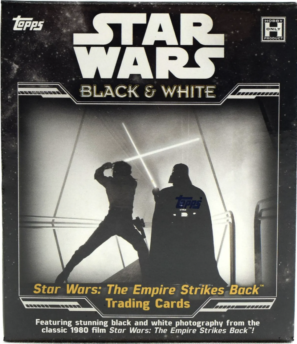 Star Wars ESB Black & White Sepia Base Card #130 Return to the Duel